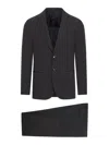 Giorgio Armani Single Breasted Tailored Suit In Negro