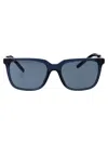 Giorgio Armani Trasparent Blue Acetate Sunglasses In Blue
