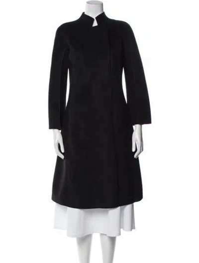 Pre-owned Giorgio Armani Trench Coat In Gray