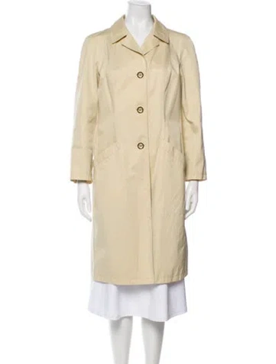 Pre-owned Giorgio Armani Trench Coat In Neutral