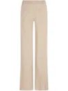 Giorgio Armani Women's Pantalone Tripla Georgette Seta In Beige