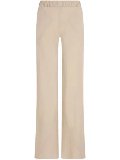 Giorgio Armani Women's Pantalone Tripla Georgette Seta In Multicolor