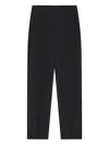 Giorgio Armani Straight-leg Trousers In Viscose Cady In Black