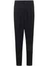 Giorgio Armani Tailored Blue Trousers With Luxurious Fabric Blend In Blue