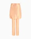 Giorgio Armani Trousers With Lurex Jacquard Viscose And Silk Panel