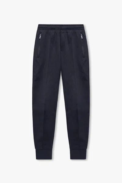 Giorgio Armani Trousers With Pockets  In Blue