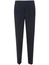 Giorgio Armani Wool And Cashmere Trousers In Blue