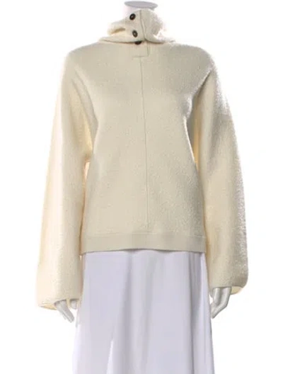 Pre-owned Giorgio Armani Turtleneck Sweater In Neutral