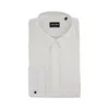 Giorgio Armani Cotton Tuxedo Shirt In White