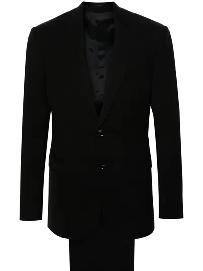 GIORGIO ARMANI TWILL VIRGIN-WOOL SUIT