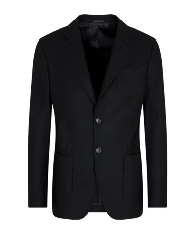 GIORGIO ARMANI TWO-BUTTON PATCH-POCKET JACKET