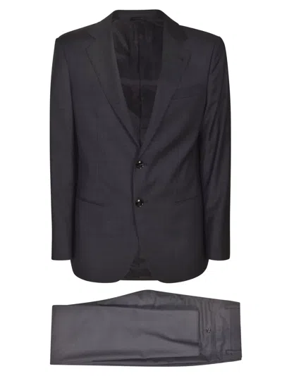 Giorgio Armani Two-button Suit In Navy
