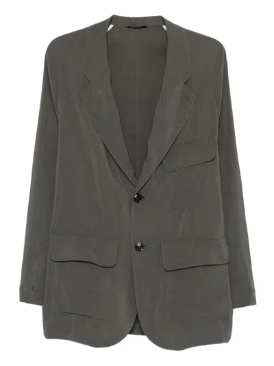 Giorgio Armani Two-pocket Button Blazer In Green