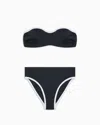 Giorgio Armani Two-tone Bandeau Bikini