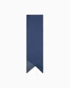 Giorgio Armani Two-tone Modal Scarf In Blue