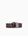 Giorgio Armani Two-toned, Reversible Leather Belt