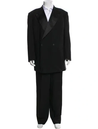 Pre-owned Giorgio Armani Two-piece Suit In Black