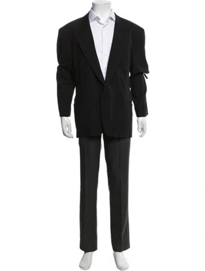 Pre-owned Giorgio Armani Two-piece Suit In Black