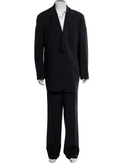 Pre-owned Giorgio Armani Two-piece Suit In Blue