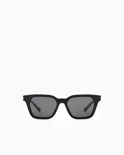 Giorgio Armani Unisex Pillow Sunglasses In Black