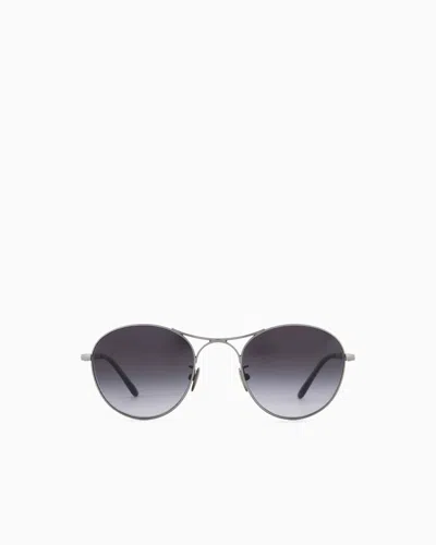 Giorgio Armani Unisex Square Sunglasses In Brown