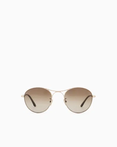 Giorgio Armani Unisex Square Sunglasses In Brown