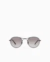 Giorgio Armani Unisex Square Sunglasses In Black