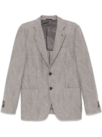 Giorgio Armani Upton Blazer In Grey