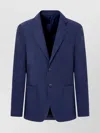 Giorgio Armani Upton Line Single-breasted Linen Canvas Jacket Clothing