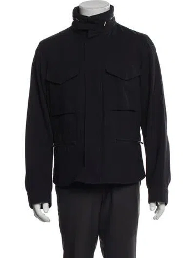 Pre-owned Giorgio Armani Utility Jacket In Blue