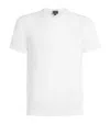 Giorgio Armani Logo Viscose T-shirt In White