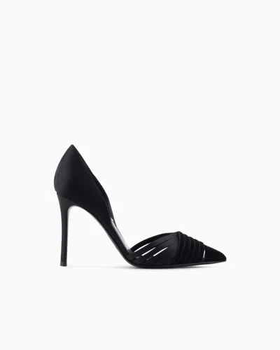 Giorgio Armani Velvet And Satin Court Shoes