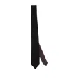 Giorgio Armani Velvet Tie In Black