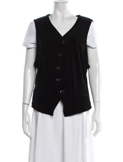 Pre-owned Giorgio Armani Vest In Black