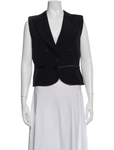 Pre-owned Giorgio Armani Vest In Black