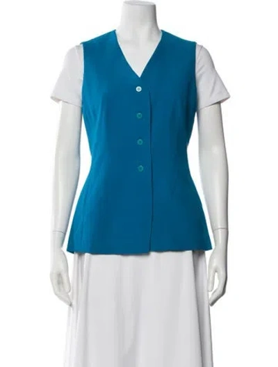Pre-owned Giorgio Armani Vest In Blue