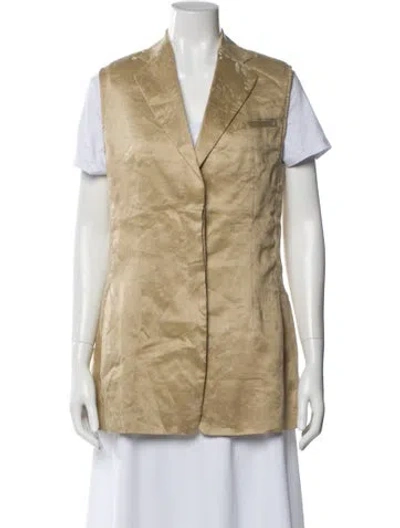 Pre-owned Giorgio Armani Vest In Neutral