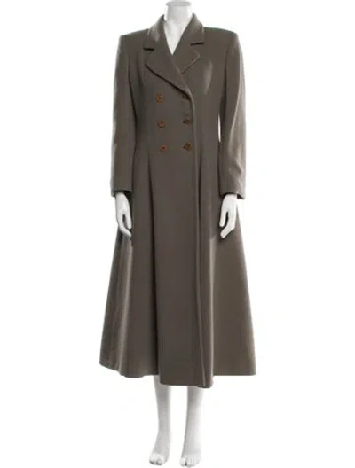 Pre-owned Giorgio Armani Vintage 1980's Coat In Green
