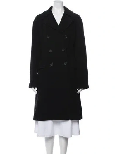 Pre-owned Giorgio Armani Vintage 1990's Coat In Black