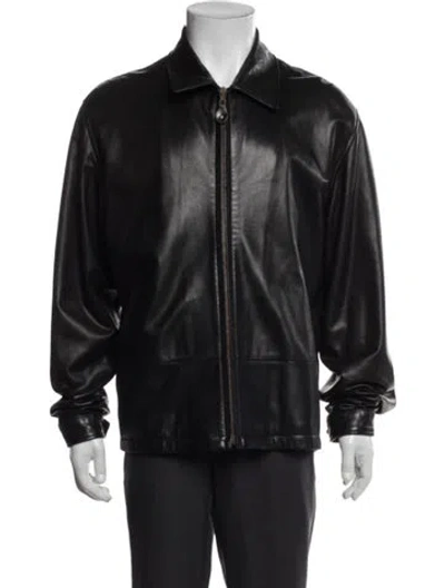Pre-owned Giorgio Armani Vintage 1990's Jacket In Black