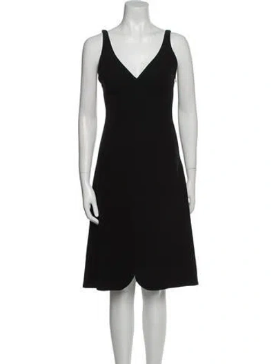 Pre-owned Giorgio Armani Vintage Knee-length Dress In Black