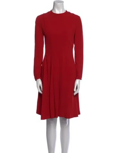 Pre-owned Giorgio Armani Vintage Knee-length Dress In Red