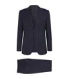Giorgio Armani Virgin Wool 2-piece Suit In Blue