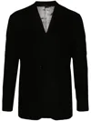 Giorgio Armani Virgin Wool Blazer In Black