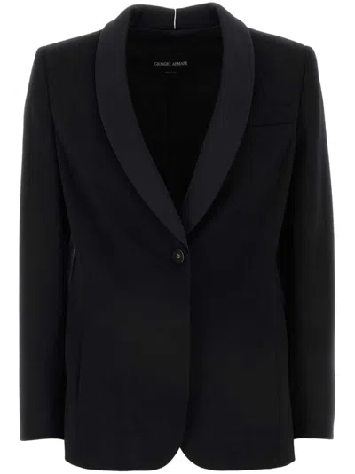 GIORGIO ARMANI VIRGIN WOOL BLAZER