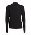 Giorgio Armani Virgin Wool-blend Sweater In Black