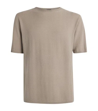 Giorgio Armani Virgin Wool-blend Zigzag Sweater