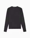 Giorgio Armani Virgin-wool, Crew-neck Jumper In Gray