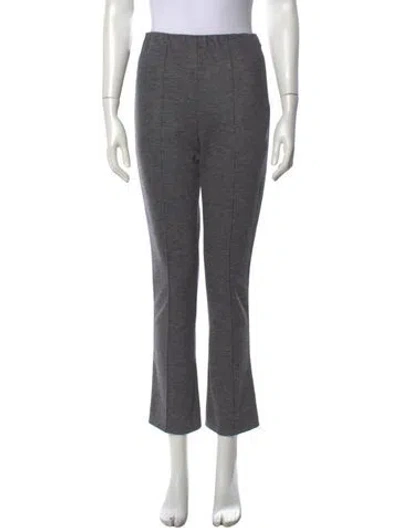 Pre-owned Giorgio Armani Virgin Wool Flared Pants In Neutrals