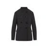 Giorgio Armani Tailored Jacket With Double-breasted Button Detailing In Black